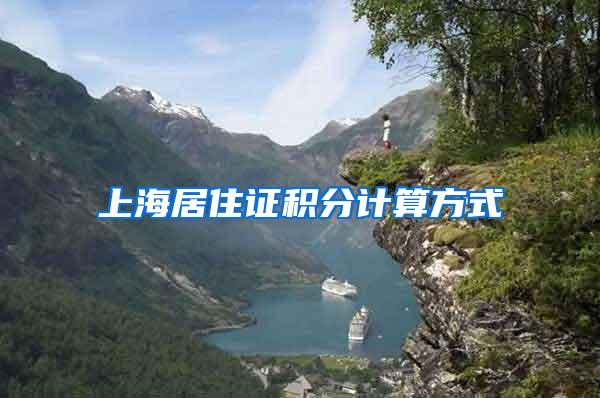 上海居住证积分计算方式