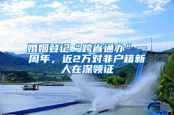 婚姻登记“跨省通办”一周年，近2万对非户籍新人在深领证