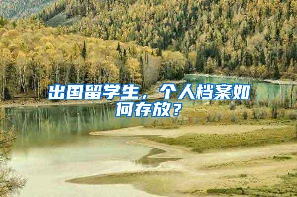 出国留学生，个人档案如何存放？