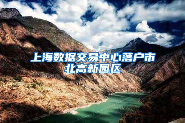 上海数据交易中心落户市北高新园区