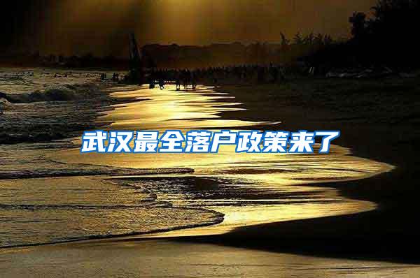 武汉最全落户政策来了