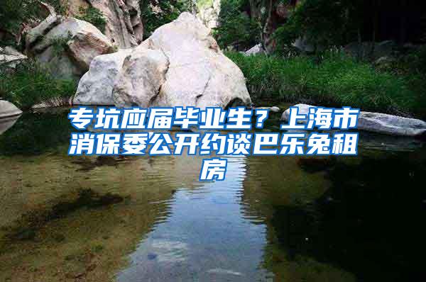 专坑应届毕业生？上海市消保委公开约谈巴乐兔租房