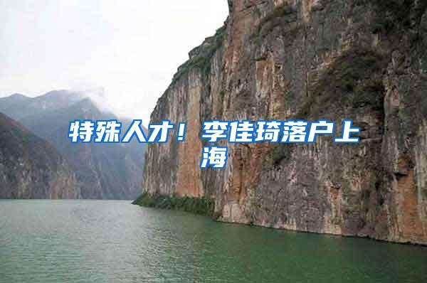 特殊人才！李佳琦落户上海