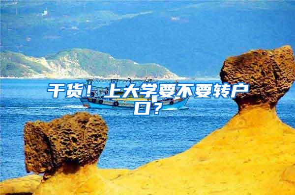 干货！上大学要不要转户口？