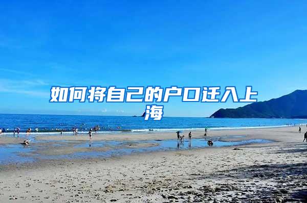 如何将自己的户口迁入上海