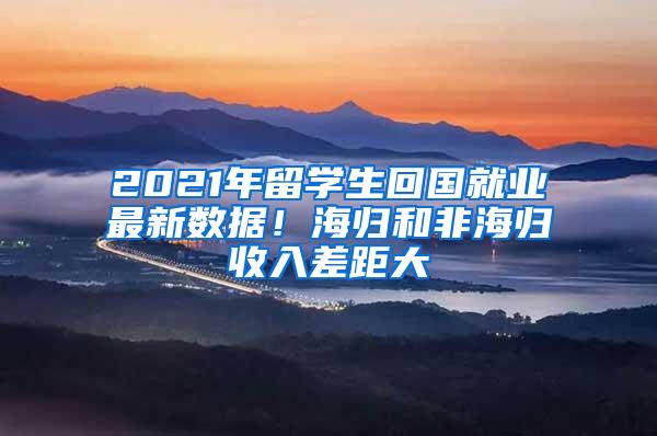 2021年留学生回国就业最新数据！海归和非海归收入差距大
