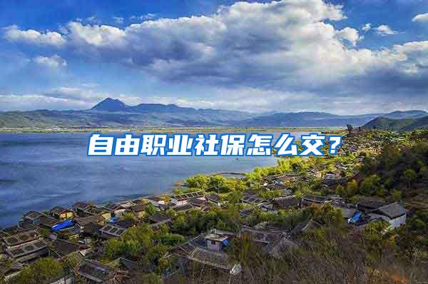 自由职业社保怎么交？