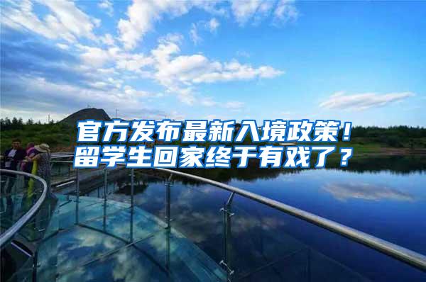 官方发布最新入境政策！留学生回家终于有戏了？