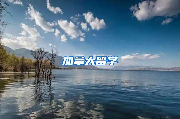 加拿大留学