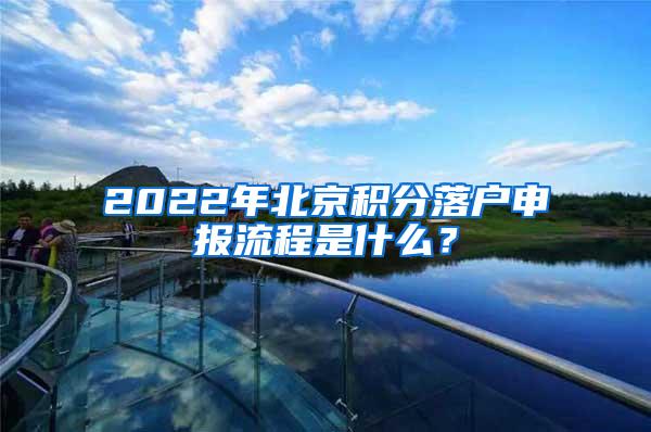 2022年北京积分落户申报流程是什么？