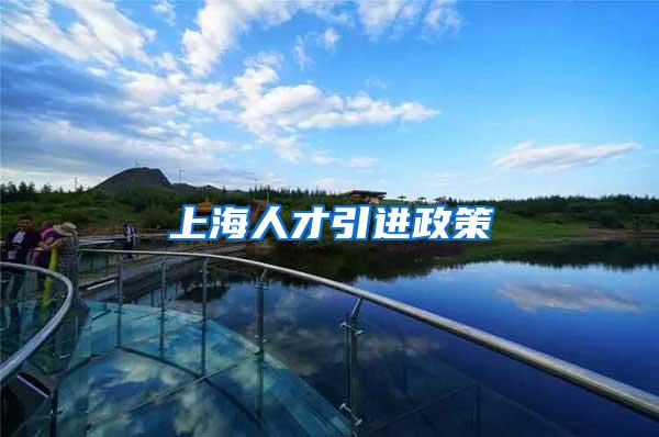 上海人才引进政策
