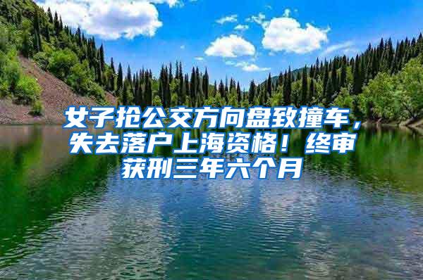 女子抢公交方向盘致撞车，失去落户上海资格！终审获刑三年六个月