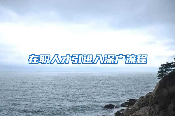 在职人才引进入深户流程