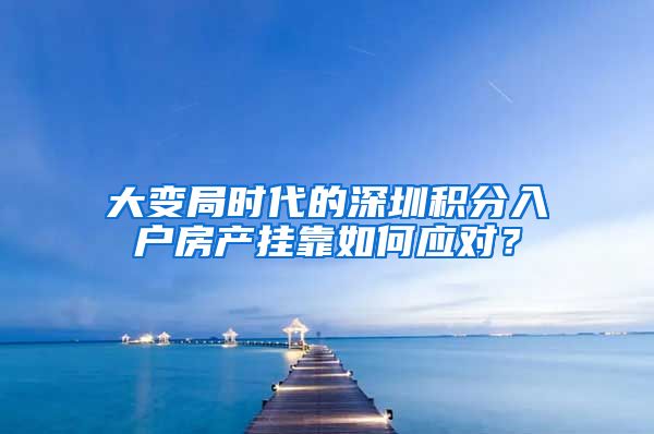 大变局时代的深圳积分入户房产挂靠如何应对？