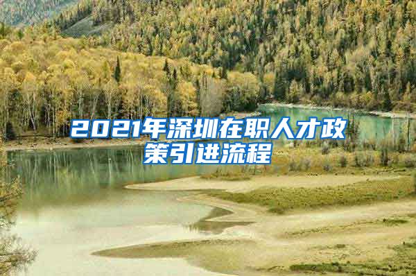 2021年深圳在职人才政策引进流程