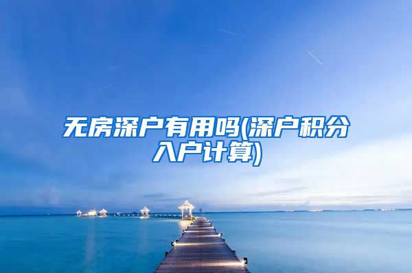 无房深户有用吗(深户积分入户计算)