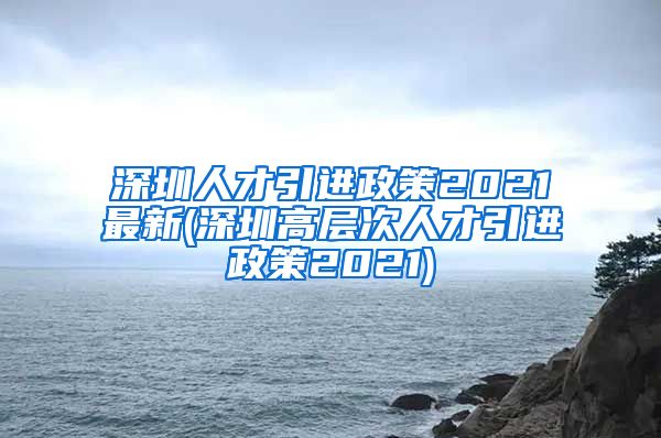 深圳人才引进政策2021最新(深圳高层次人才引进政策2021)