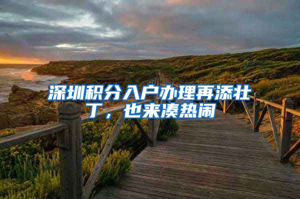 深圳积分入户办理再添壮丁，也来凑热闹