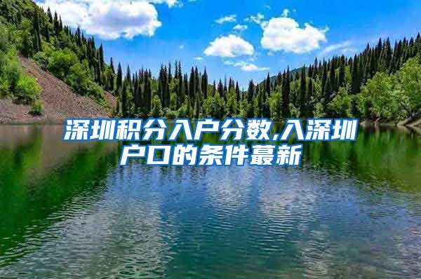 深圳积分入户分数,入深圳户口的条件蕞新