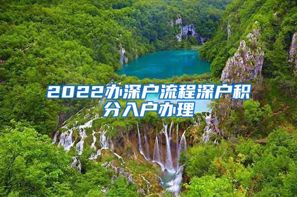 2022办深户流程深户积分入户办理