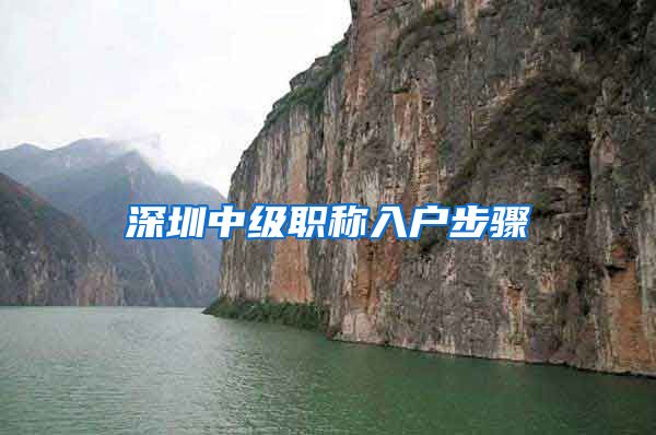 深圳中级职称入户步骤