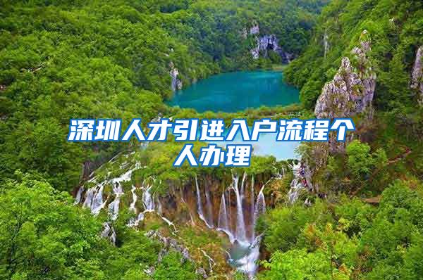 深圳人才引进入户流程个人办理