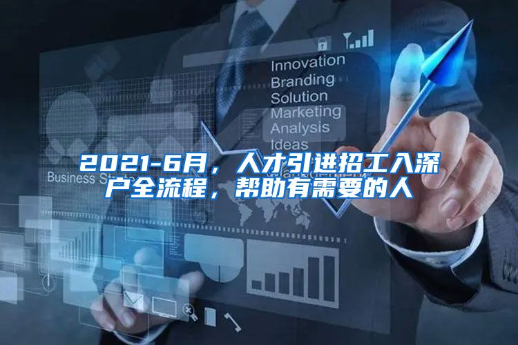 2021-6月，人才引进招工入深户全流程，帮助有需要的人