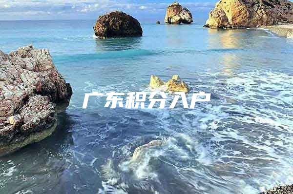 广东积分入户